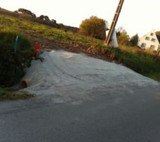 Pr&eacute;paration pour l acces au terrain.