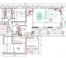 Le RDC ( 105 m²)