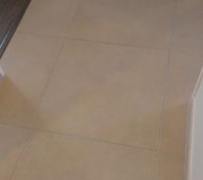 Carrelage pour la partie jour