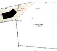 Une petite idée pour l'implantation de la maison sur le terrain