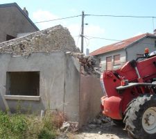 Demolition vu de l'arrière
