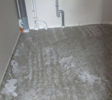 Chape liquide coulée !