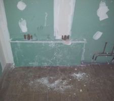 Coffrage dans SDB des enfants