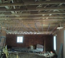 Mise en place de mes suspente pour le plafond