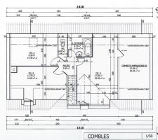 Plans du 1er étage (Lolibelle2 en inversée, avec garage)