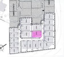 Plan du terrain dans le lotissement