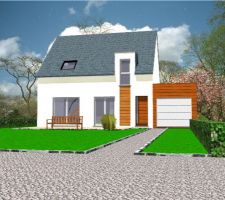 Vue 3d de la maison