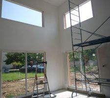 Première couche murs et plafonds