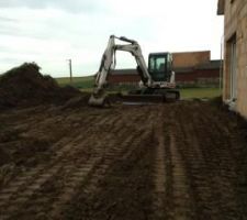 Remblayage du terrain