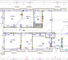 Plan définitif de l'intérieur.
Rien n'est laissé au hasard.