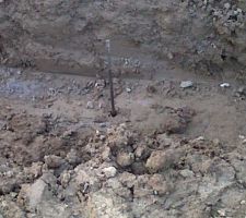 Debut des tranch&eacute;s pour les fondations