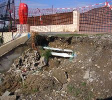 Canalisation d'eau incendie