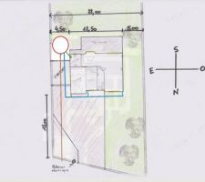 Emplacement cuve eaux pluie -option 1-