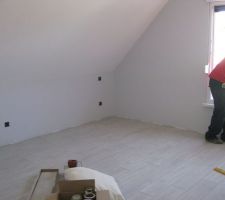 Chambre de ma cadette, couleur long island pastel de dulux valentine