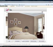 Chambre du rdc
coloris de peinture retenu  (duluxv.): 
*mur tete de lit : taupe
*autre murs : cachemire