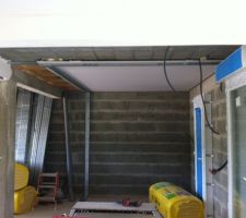Faux plafond du cellier...