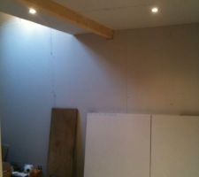 Pose plafond chambre fille