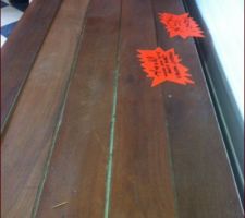 Plancher chène Cluny vieilli teinte merisier
