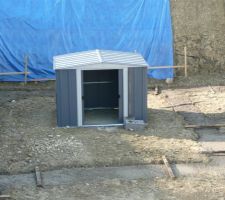 Cabane de chantier.