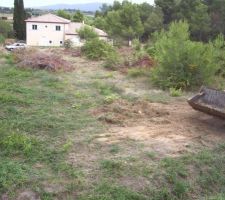 Décaissement du terrain bcp de travail