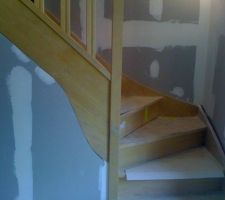 Enfin l escalier est la!!