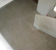 Dallage en pierre de MAGNY avec joints sable