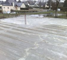 Une fois le coulage fini