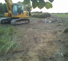 Nettoyage du terrain