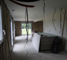 Isolation cellier,cuisine et salle