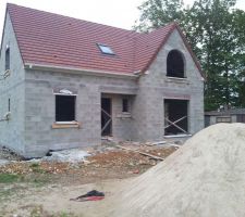 Pose des pierres d'appuis