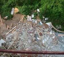 Les gravas dans le jardin