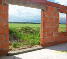 Appui de la baie vitr&eacute;e