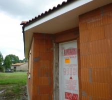 Installation des planches de rives