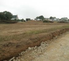 Empierrement des voies d'acc&eacute;s.