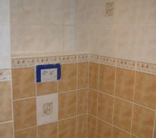 Renfoncement pour le wc suspendu