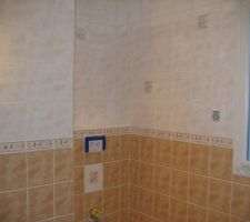 Renfoncement pour le wc suspendu