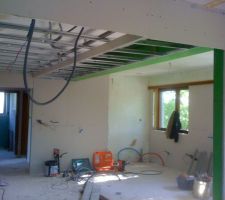 Les faux plafond dessin&eacute; par un pote archi