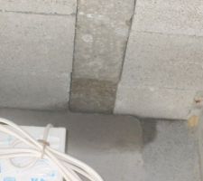 Beaucoup d'endroits humides mais les rives n'avaient pas encore &eacute;t&eacute; install&eacute;es.