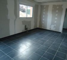 Carrelage de la cuisine finit