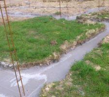 Fondations coul&eacute;es.