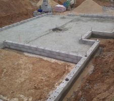 Pr&eacute;paration pour dallage Garage et SAS