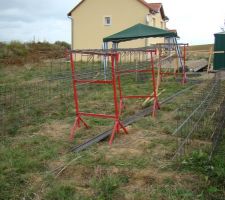 Ferraillage en cours.