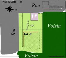 Voici le plan du terrain.