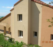 Bardage mélèze en cours