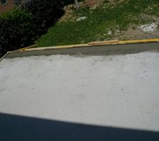 Démolition du nez de terrasse pas droit ...
