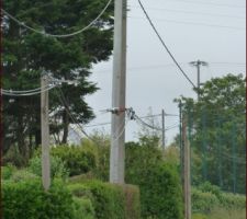 Un beau poteau tout neuf rien que pour nous