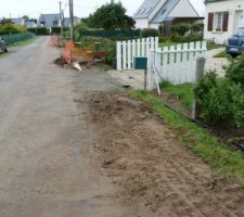 Devant chez nous ...les travaux dans la rue