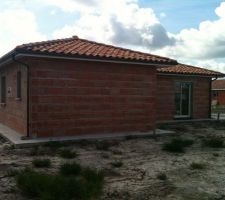 Et voilà, les gouttières sont posées !!