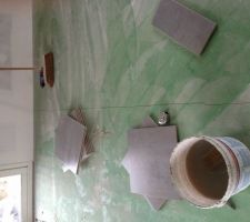 Fissure dans la chape avant pose du carrelage