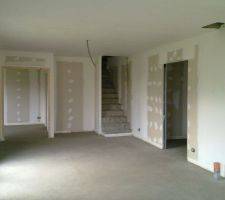 Chape lisse réalisée au RDC